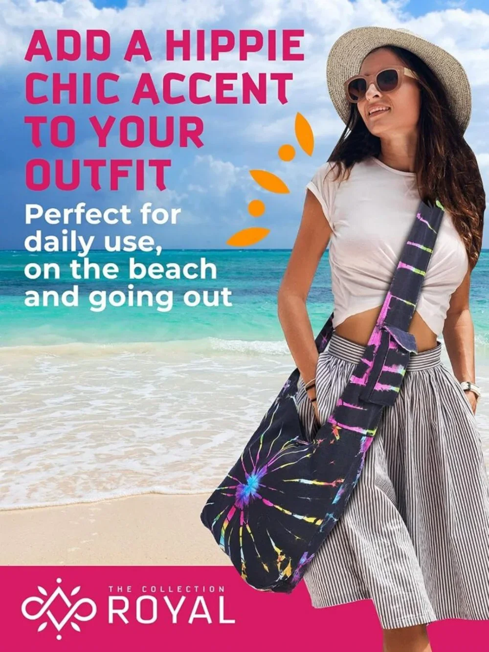 Stylish Boho Crossbody Bag for Women | Chic Hippie Tote & Cloth Purse